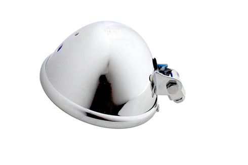 V-Twin 5-3/4 inch Round Headlamp Assembly Chrome - 33-0002