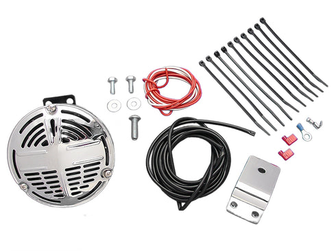 V-Twin Classic 12V Horn Kit with Bracket - 33-0009