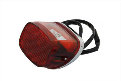 Wyatt Gatling Chrome LED Tail Lamp - 33-0029