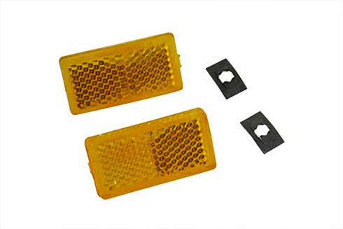 V-Twin Amber Reflector Set - 33-0035