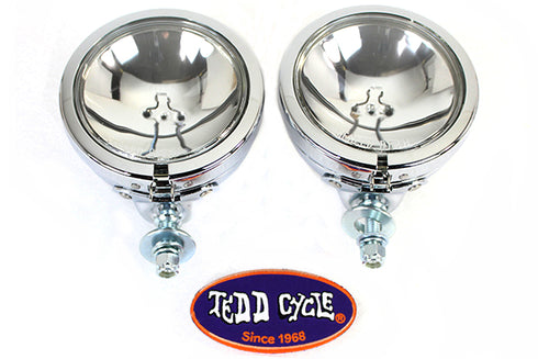 Wyatt Gatling Chrome Spotlamp Assembly Set - 33-0066