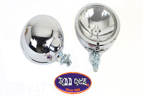 Wyatt Gatling Chrome Spotlamp Assembly Set - 33-0066