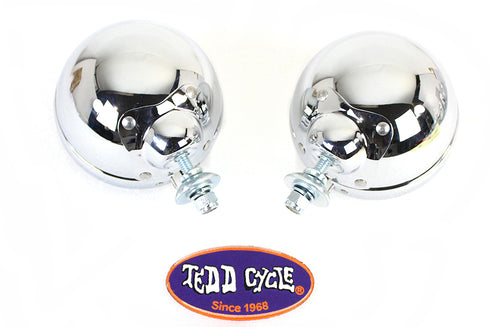 Wyatt Gatling Chrome Spotlamp Assembly Set - 33-0066