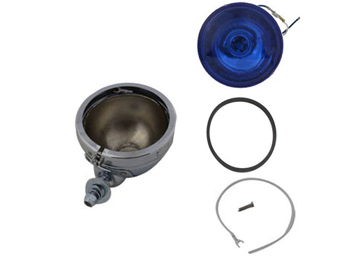 V-Twin Blue Pursuit Spotlamp Kit - 33-0071