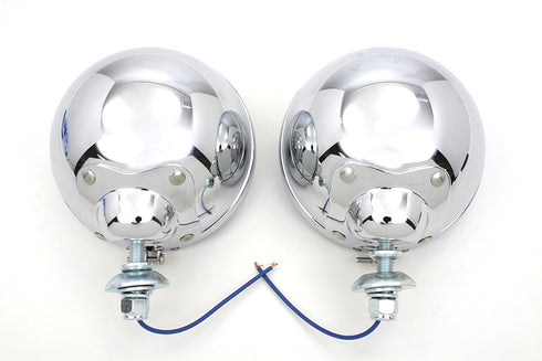 V-Twin Blue Pursuit Spotlamp Set - 33-0073
