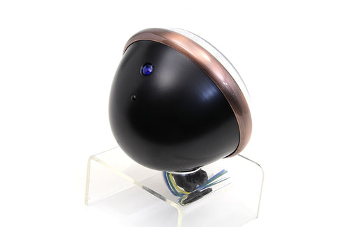 Wyatt Gatling 5-3/4 inch Black Headlamp - 33-0078