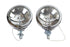 V-Twin Replica Chrome Guide Spotlamp Set 12 Volt - 33-0095