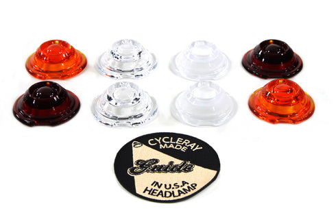 V-Twin Guide Bullet Marker Lamp Lens Set - 33-0097