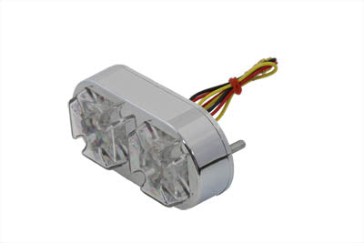 Wyatt Gatling Chrome Maltese Tail Lamp - 33-0105