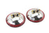Wyatt Gatling Red 4-1/2 inch 12 Volt Sealed Beam Spotlamp Set - 33-0116