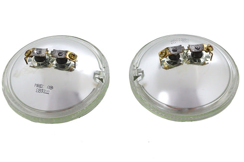 Wyatt Gatling Clear 4-1/2 inch 6 Volt Sealed Beam Spotlamp Bulb Set - 33-0160