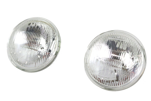 Wyatt Gatling Clear 4-1/2 inch 12 Volt Sealed Beam Spotlamp Bulb Set - 33-0161