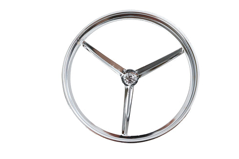 Wyatt Gatling 5-3/4 inch Bullet Style Chrome Headlamp Trim - 33-0173