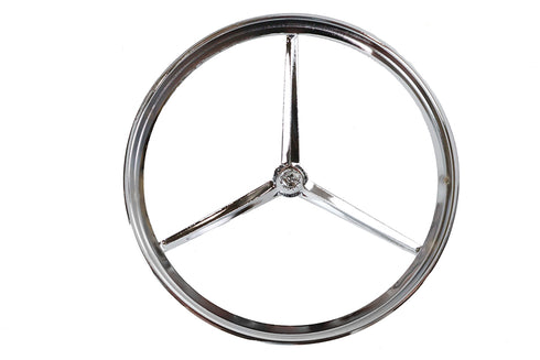 Wyatt Gatling 7 inch Bullet Style Chrome Headlamp Trim - 33-0174