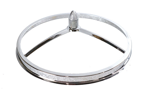 Wyatt Gatling 7 inch Bullet Style Chrome Headlamp Trim - 33-0174
