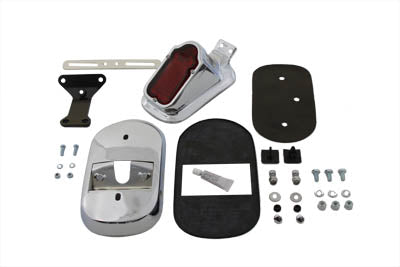 V-Twin Chrome Tombstone Tail Lamp Kit - 33-0185