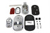 V-Twin Chrome Tombstone Tail Lamp Kit with Skull Grill - 33-0191