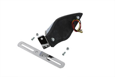 Wyatt Gatling Chrome Teardrop LED Tail Lamp Clear Lens - 33-0198