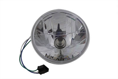 Wyatt Gatling 7 inch Faceted Headlamp Unit - 33-0206