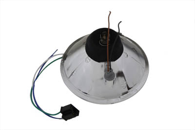Wyatt Gatling 7 inch Faceted Headlamp Unit - 33-0206