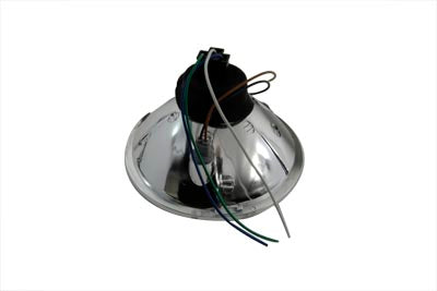 Wyatt Gatling 7 inch Faceted Headlamp Unit - 33-0206