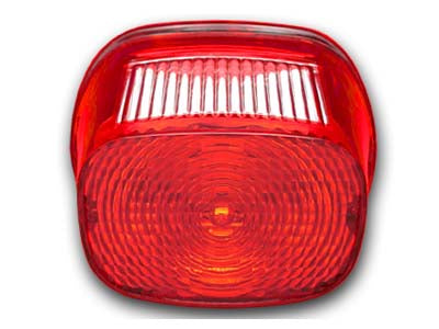 Wyatt Gatling Tail Lamp Lens Stock Style Red - 33-0238
