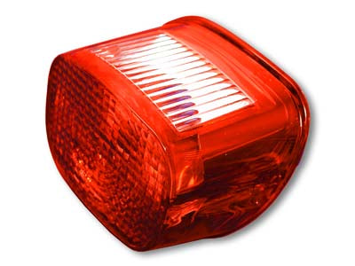 Wyatt Gatling Tail Lamp Lens Stock Style Red - 33-0238
