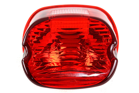 Wyatt Gatling Tail Lamp Lens Laydown Style Red - 33-0239