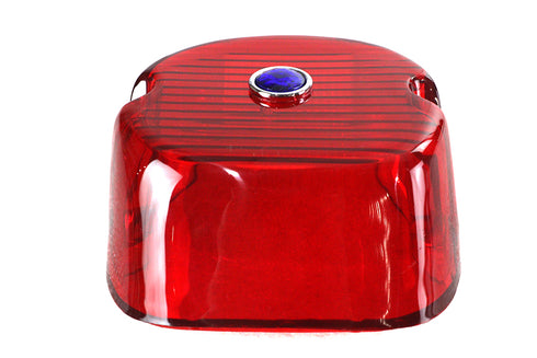 Wyatt Gatling Tail Lamp Lens Laydown Style Red - 33-0249