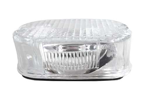 Wyatt Gatling Tail Lamp Lens Laydown Style Clear - 33-0251