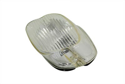 Wyatt Gatling Tail Lamp Lens Laydown Style Clear - 33-0253
