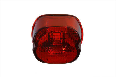 Wyatt Gatling Tail Lamp Lens Laydown Style Red - 33-0257