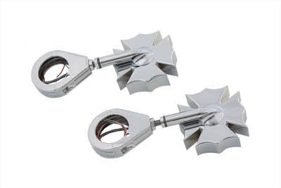 Wyatt Gatling Fireman Cross Turn Signal Set 39mm Clamp Kit - 33-0268