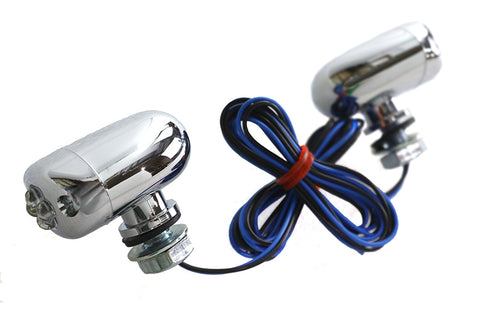 Wyatt Gatling LED Blue Marker Lamp Set Center Mount - 33-0273