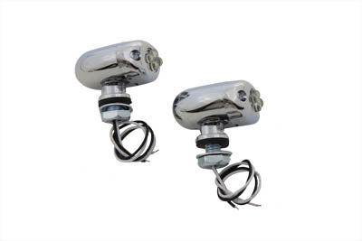 Wyatt Gatling LED Clear Marker Lamp Set Center Mount - 33-0277