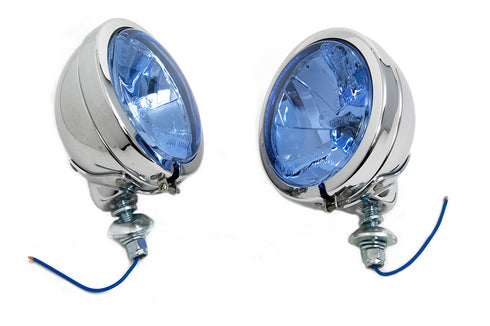 Wyatt Gatling H-3 Spotlamp Set with Blue Lens - 33-0278