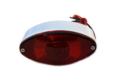 Wyatt Gatling Chrome Tail Lamp Cateye Style - 33-0306