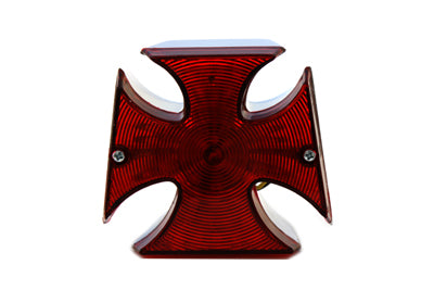 Wyatt Gatling Chrome Maltese LED Tail Lamp - 33-0343