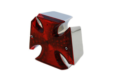 Wyatt Gatling Chrome Maltese LED Tail Lamp - 33-0343