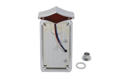 Wyatt Gatling Chrome Diamond LED Vertical Tail Lamp Assembly - 33-0351