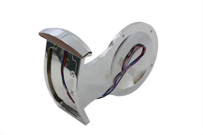 Wyatt Gatling Chrome Slice LED Tail Lamp License Plate Assembly - 33-0360