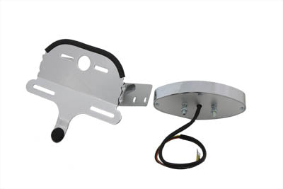 Wyatt Gatling Wyatt Gatling Chrome Oval Tail Lamp Assembly - 33-0379