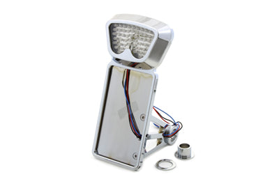 Wyatt Gatling Chrome Vertical Noid Style Tail Lamp Kit - 33-0394