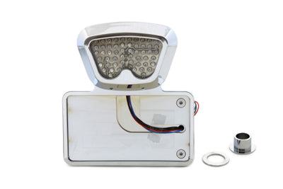 Wyatt Gatling Chrome Horizontal Noid Style Tail Lamp Kit - 33-0395