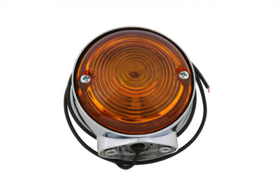 Wyatt Gatling Chrome Turn Signal Front and Rear Single - 33-0410