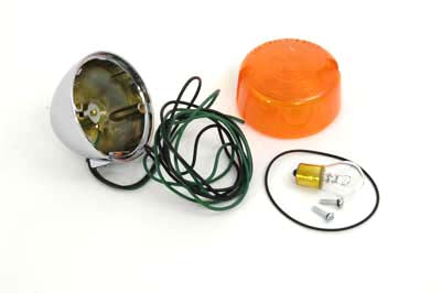 Chris Products Rear Turn Signal Right or Left Assembly Chrome - 33-0411