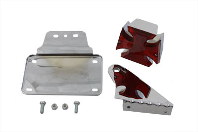 V-Twin Maltese Tail Lamp Kit With Bracket - 33-0414