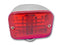 Wyatt Gatling Chrome Tour Marker Lamp Set with Red Lens - 33-0419