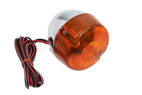 Wyatt Gatling Chrome Turn Signal Assembly Front Right or Left - 33-0431