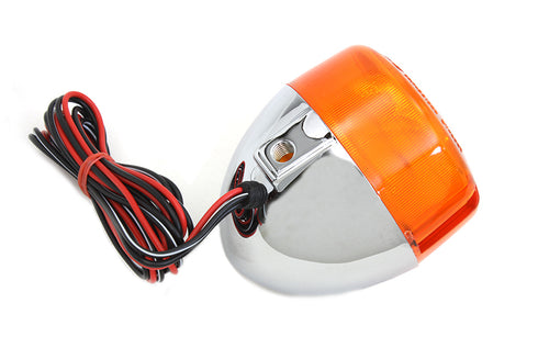 Wyatt Gatling Chrome Turn Signal Assembly Front Right or Left - 33-0431